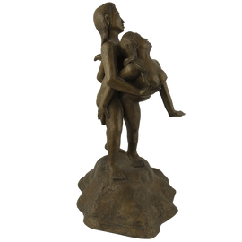 Bronze Sculpture Human Figurine Handmade In India
