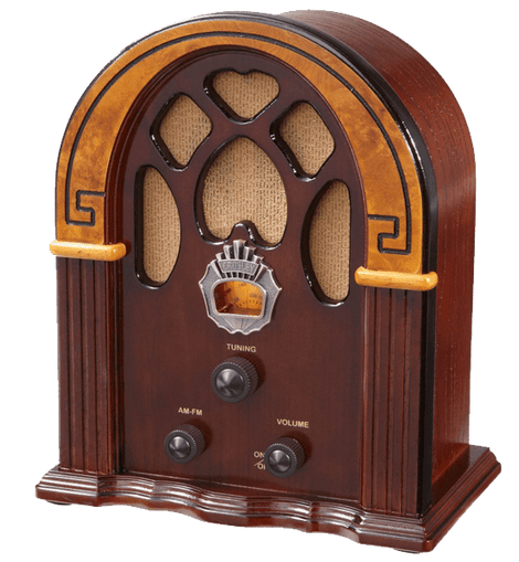 Crosley Cr31 Wa Companion Retro Am Fm Radio With 1 Full Range Speaker