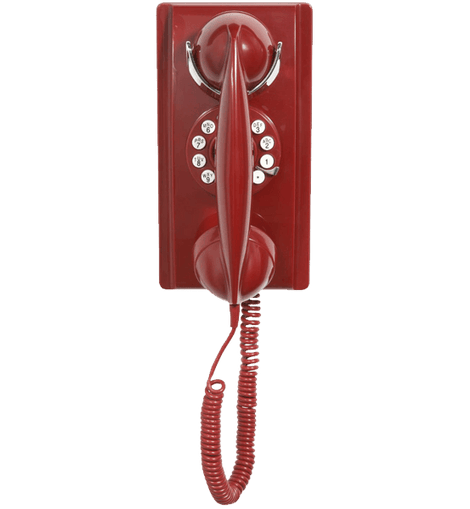 Crosley Cr55 Re Wall Phone With Push Button Technology